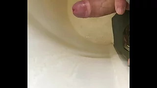 quick wank in public toilet