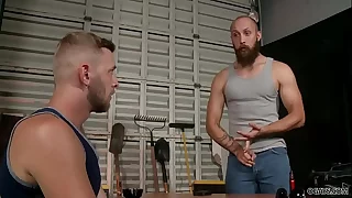 Angry man assfucked a gay dude